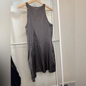 Massimo Dutti Slate Sleeveless Mini Dress